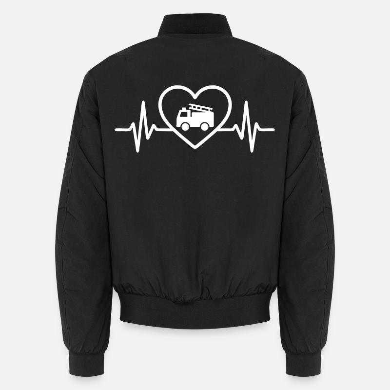 Cœur Pompier Camion De Pompier Bomber unisexe