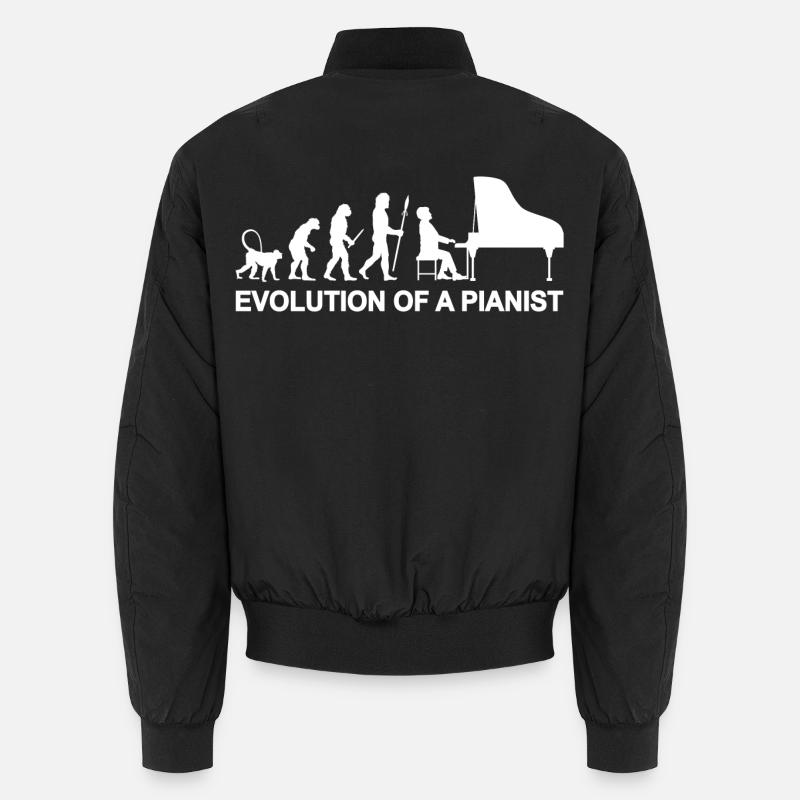 Évolution d’un pianiste Bomber unisexe