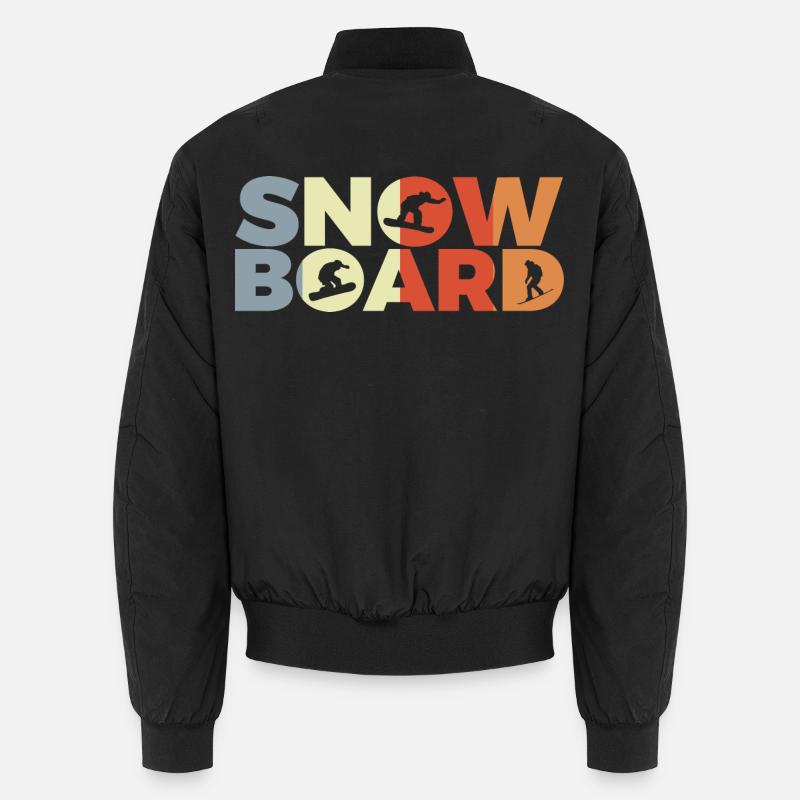 Snowboard Liebhaber Unisex Bomberjacke