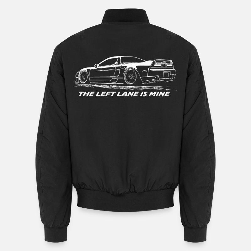 Left Lane Is Mine Racing Car Tee Unisex Bomber Jacket