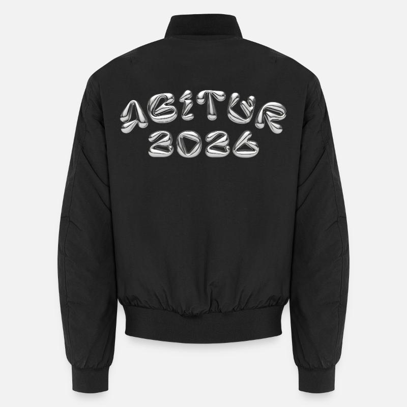 Abitur 2024 Conception de ballon d’argent Bomber unisexe