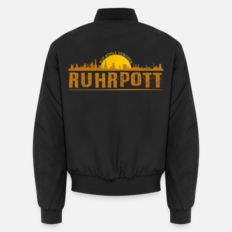 Ruhrpott Skyline Unisex Bomberjacke