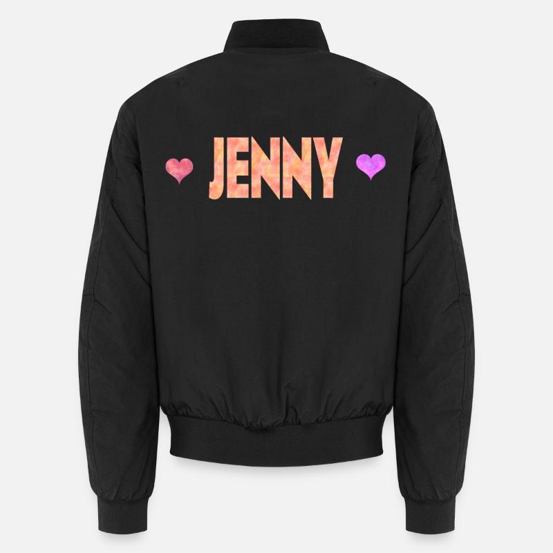 Jenny - Unisex Bomberjacke - Schwarz
