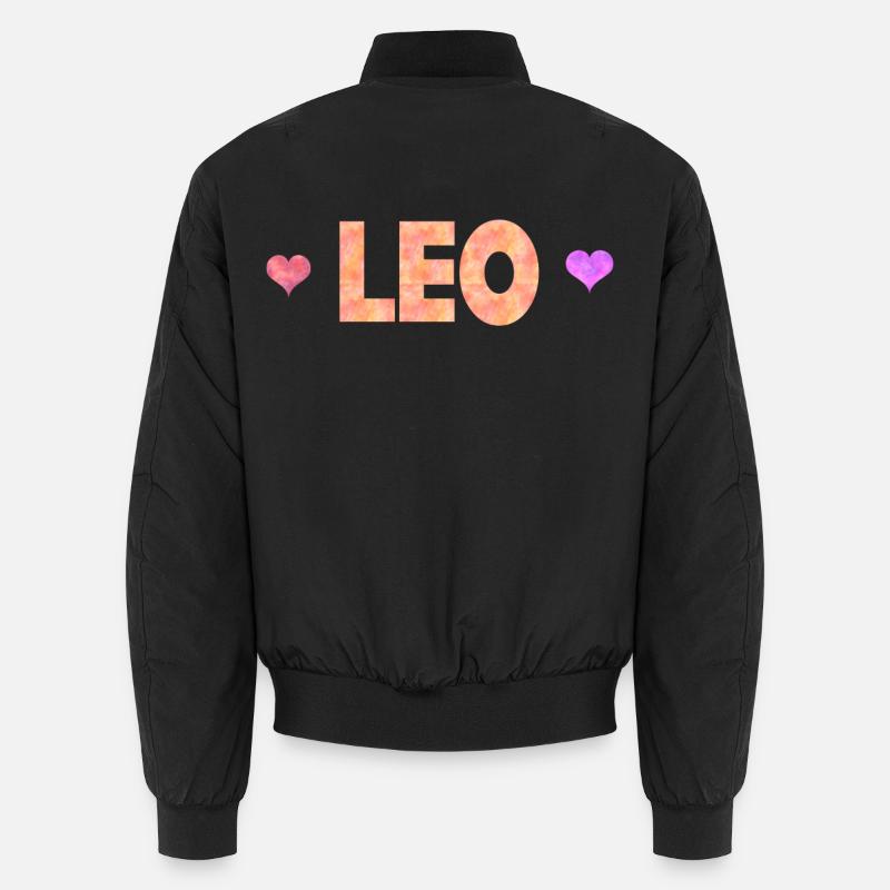 Leo - Unisex Bomberjacke - Schwarz