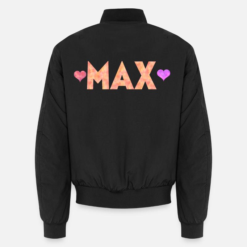 Max - Unisex Bomberjacke - Schwarz