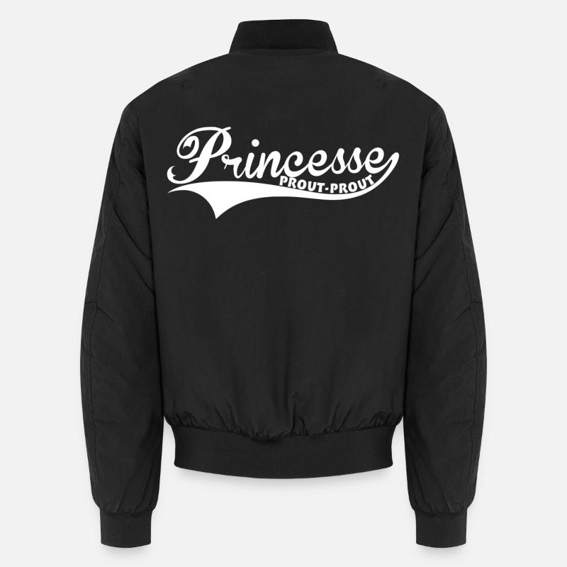 Princesse Prout-Prout - Bomber unisexe - noir