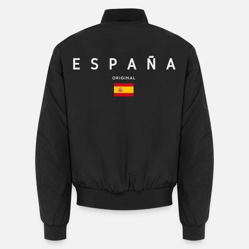 Flagge Spaniens, spanischer Stolz Unisex Bomberjacke
