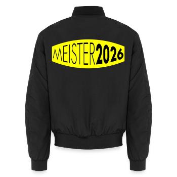 Champion 2026 Championship - Bomber unisexe - noir - Dos - AI Model Male 185 light (185cm)
