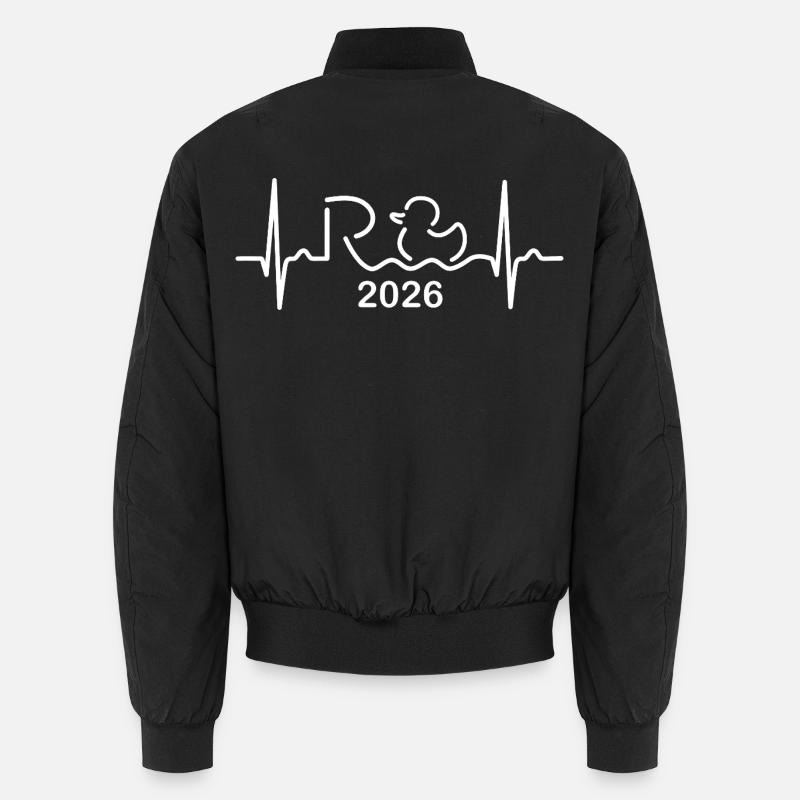 Pension 2026 - Retraite - Pension ECG Pulse Bomber unisexe