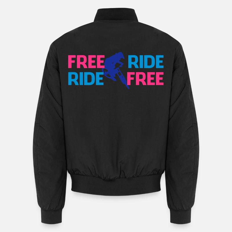 Freeride biker - Bomber unisexe - noir