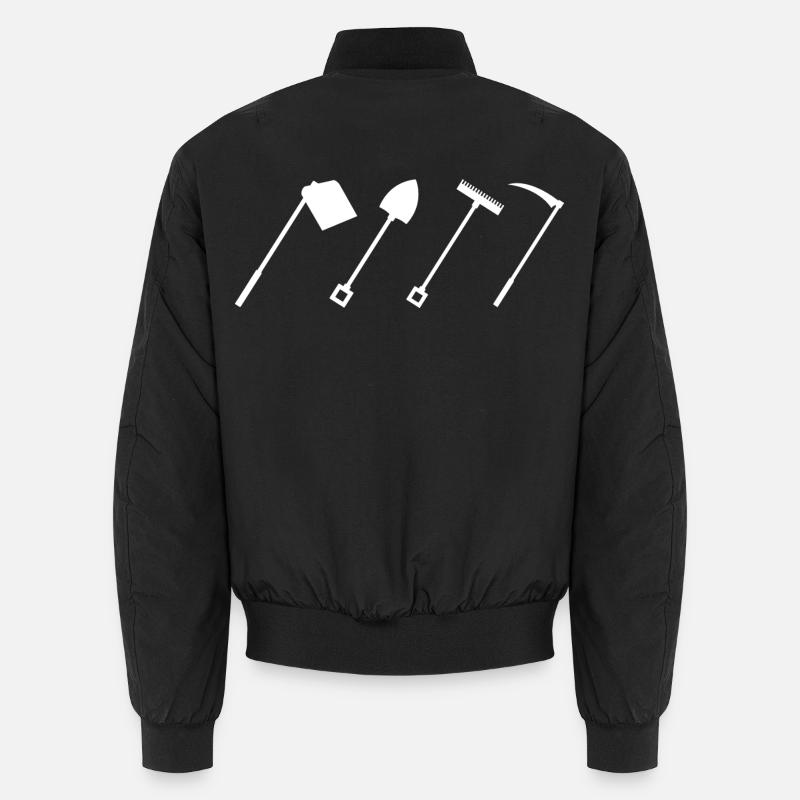 Farm Tools - Unisex Bomber Jacket - black