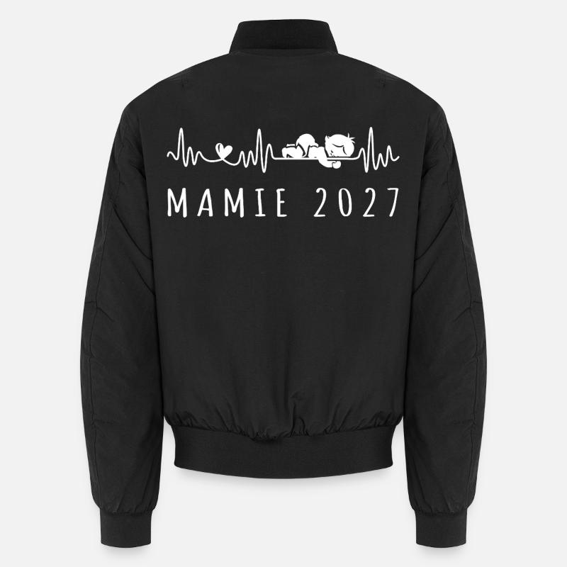 Future Mamie 2027 - Bientôt Maman Unisex Bomberjacke