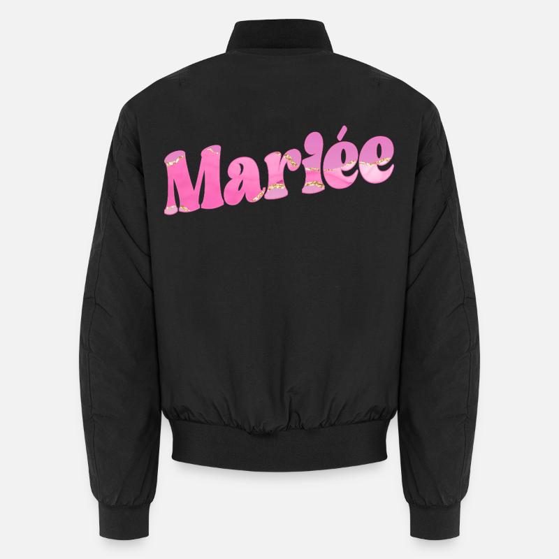 Bride Wedding - Unisex Bomber Jacket - black