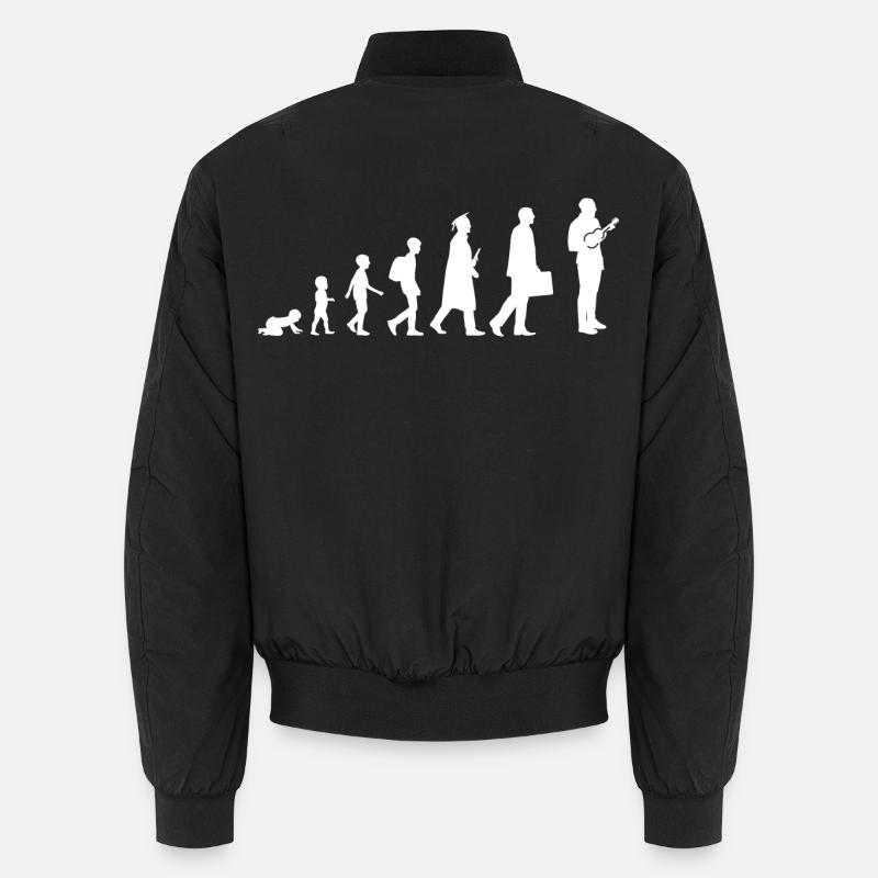 Evolution Ukulele Unisex Bomber Jacket