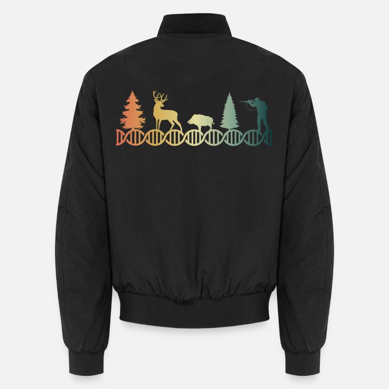 Jäger Jagen DNA DNS Jägerin Unisex Bomberjacke