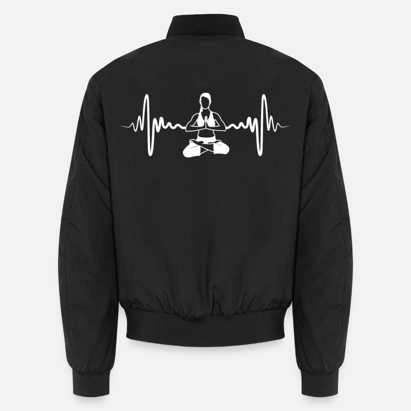 Cardiogramme Yogi Bomber unisexe
