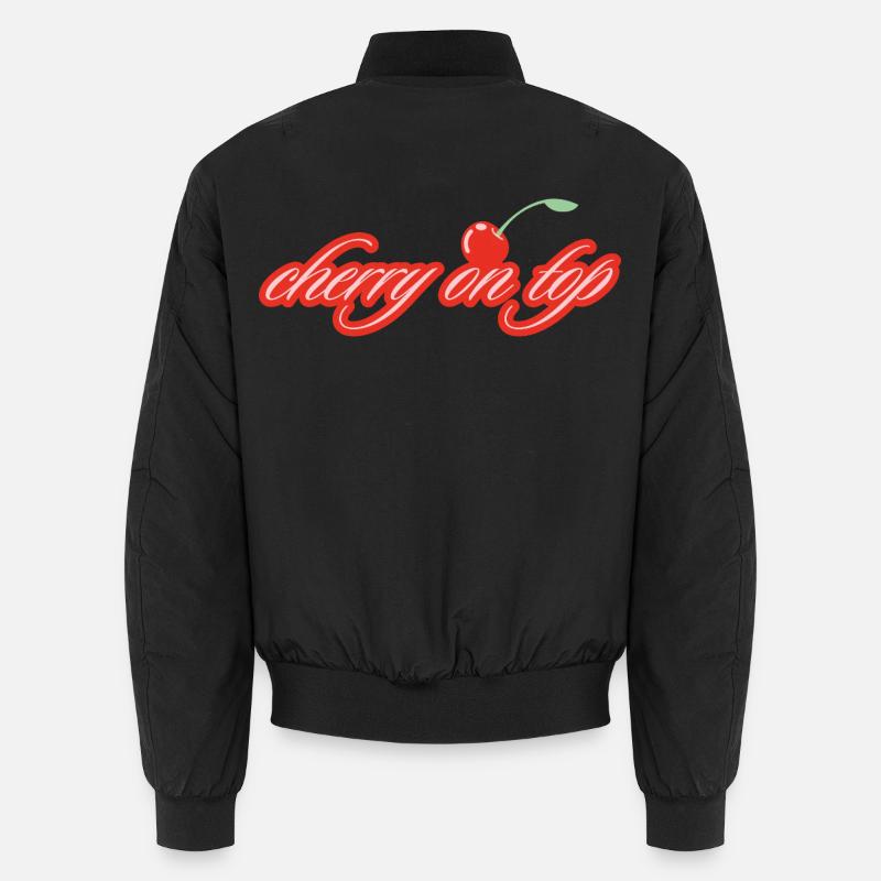 Cherry On Top  - Unisex Bomberjacke - Schwarz