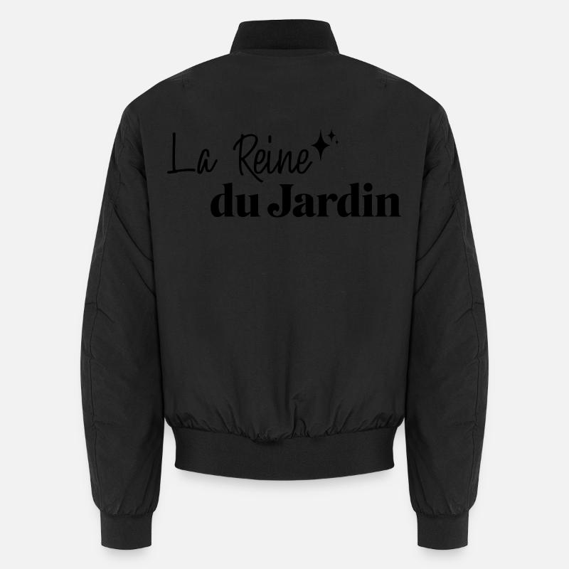 Reine du jardin - Bomber unisexe - noir