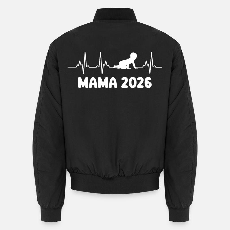 Werdende Mutter MAMA 2026 Lustiges Unisex Bomberjacke