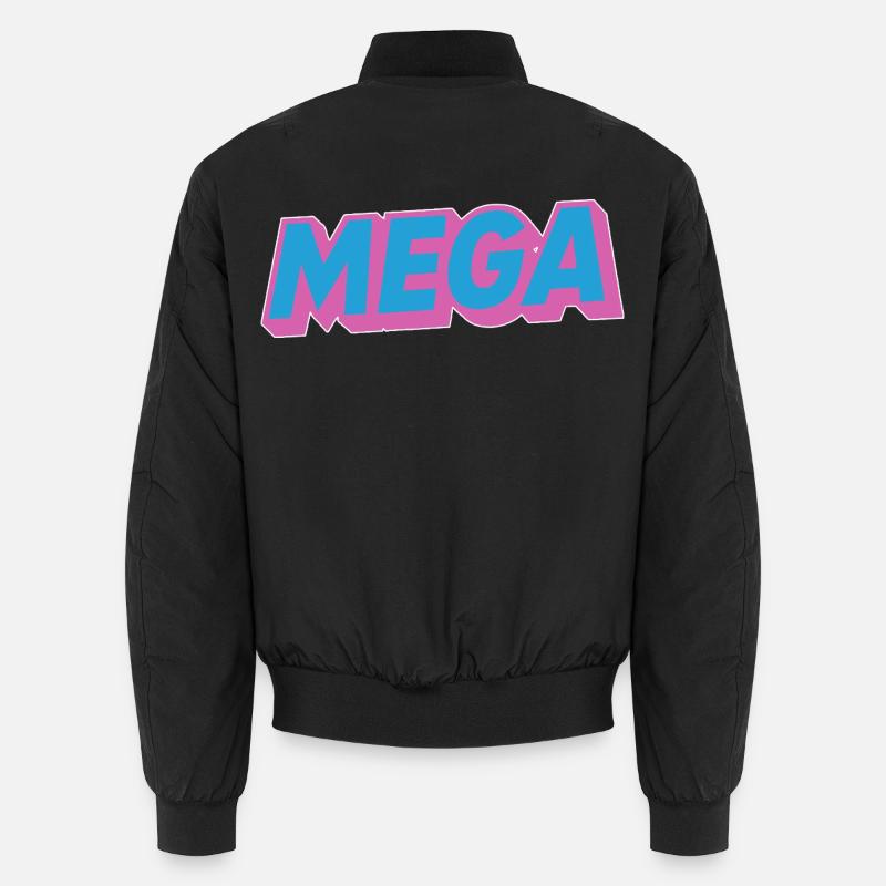 Mega lettering oldschoo retro 90s 80s Unisex Bomber Jacket