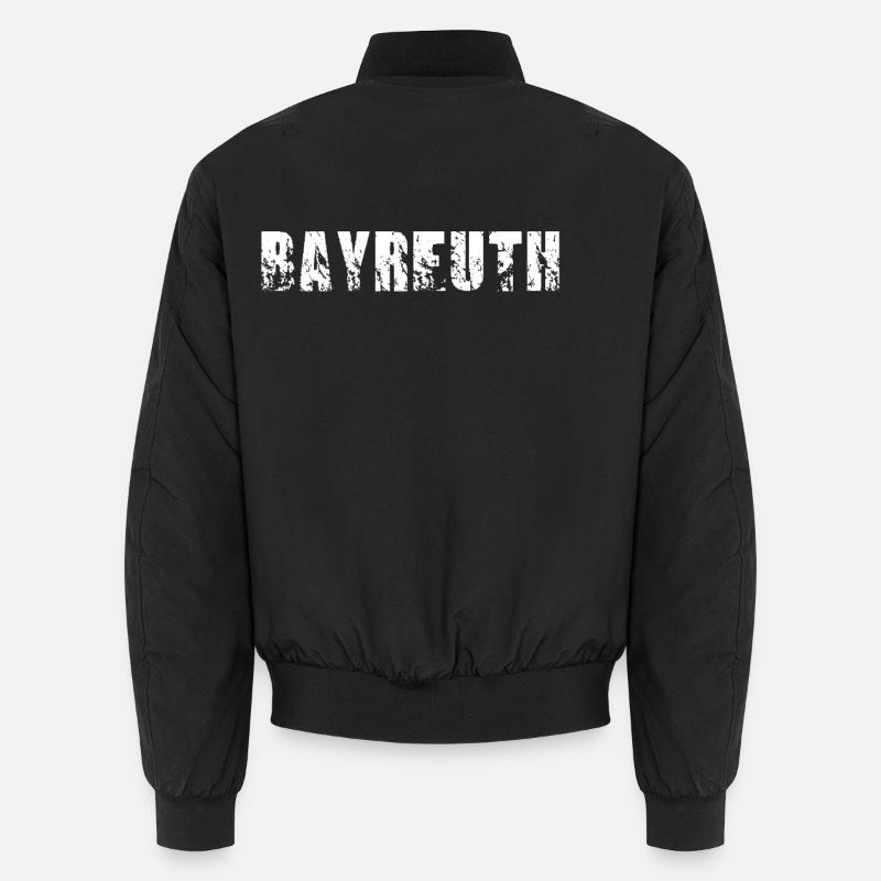 Bayreuth - Unisex Bomberjacke - Schwarz