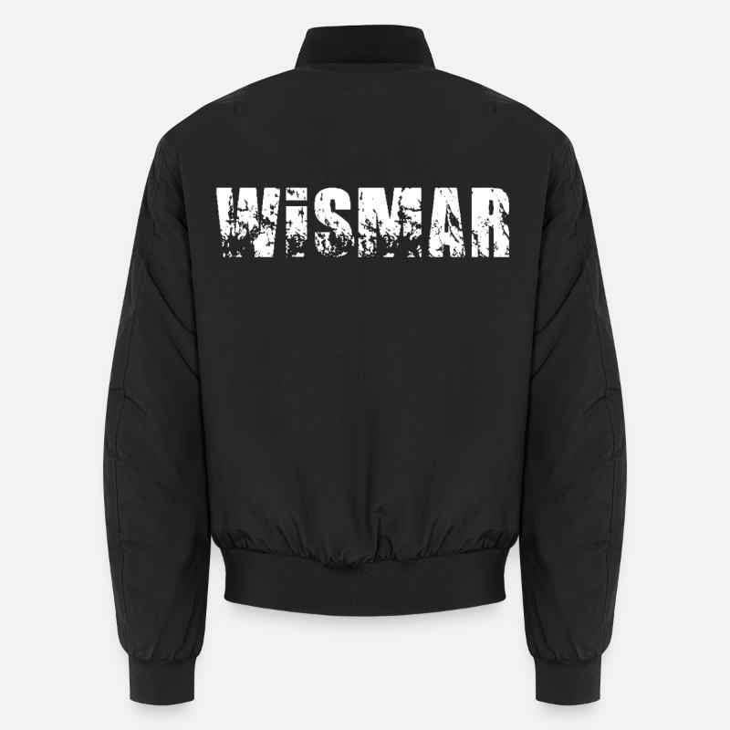 Wismar - Unisex Bomberjacke - Schwarz