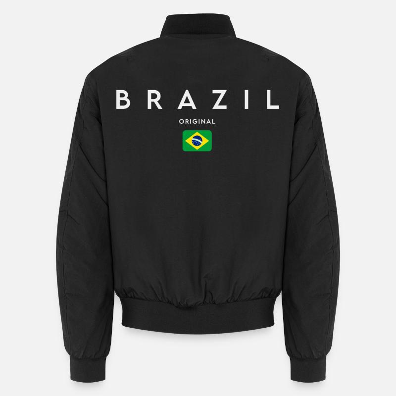 Drapeau brésilien, fierté brésilienne Bomber unisexe