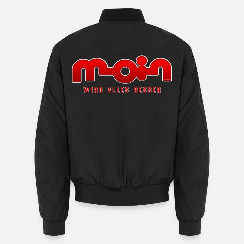 Moin wird alles besser Unisex Bomberjacke