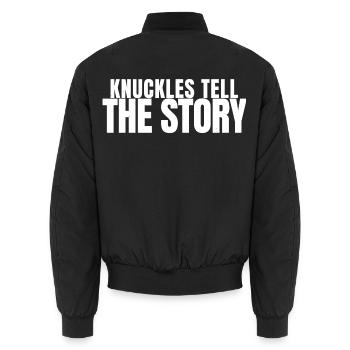Mechaniker KFZ-Mechaniker Schrauber Autowerkstatt  - Unisex Bomberjacke - Schwarz - Hinten - AI Model Male 185 light (185cm)