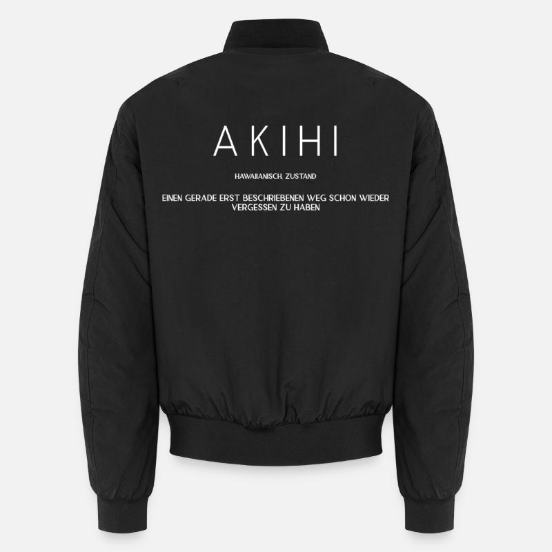 Akihi w - Unisex Bomberjacke - Schwarz