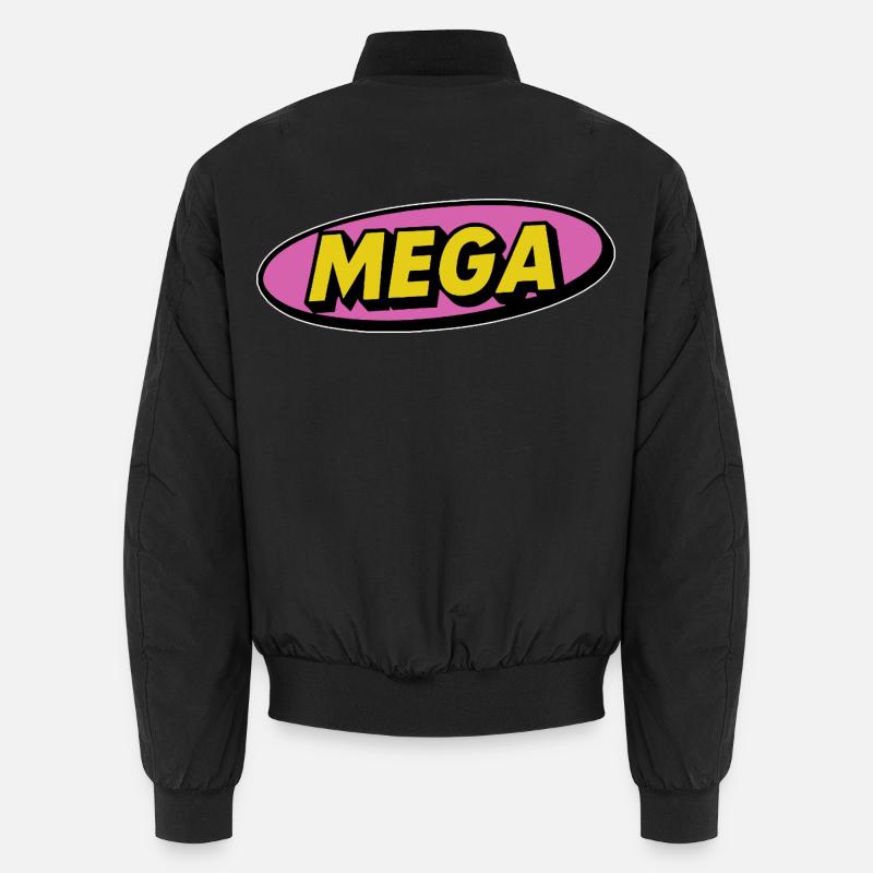 Mega comic retro Schriftzug Wort Unisex Bomberjacke