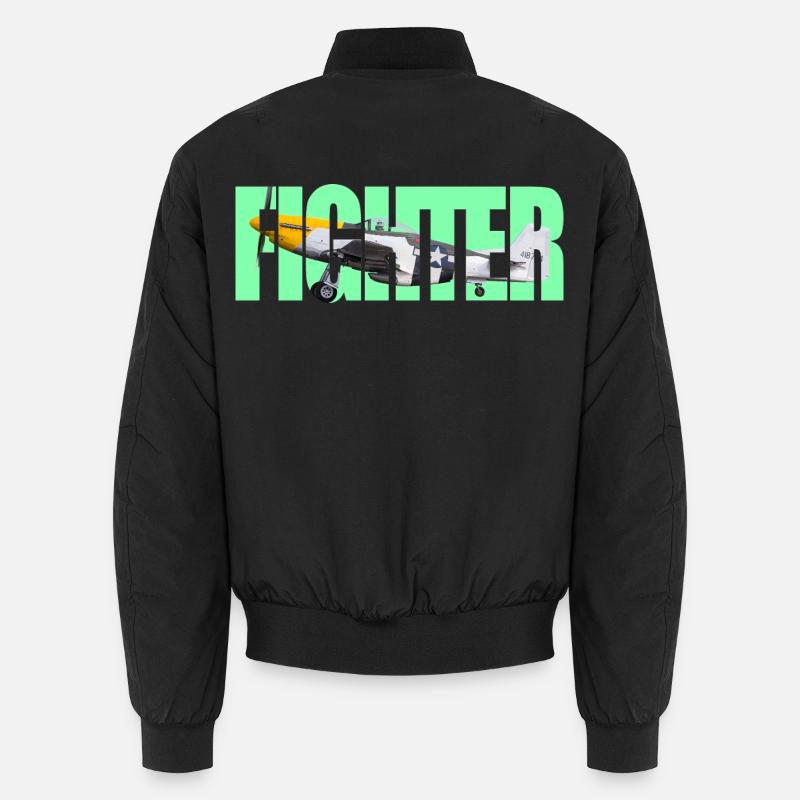 Fighter P-51 Unisex Bomberjacke