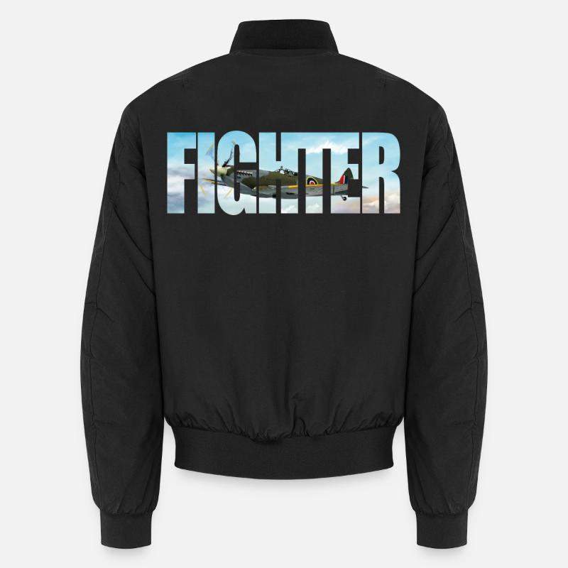 Fighter Spitfire Unisex Bomberjacke