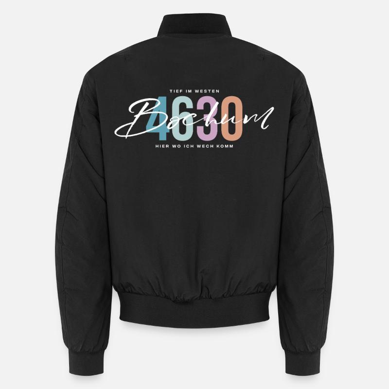 Bochum - Unisex Bomberjacke - Schwarz