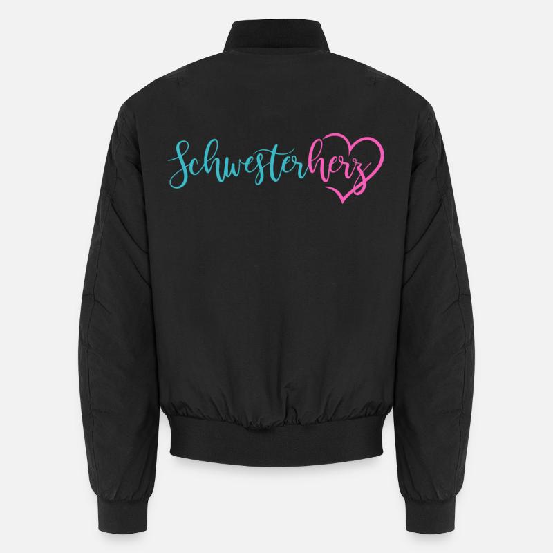 sis - Unisex Bomber Jacket - black
