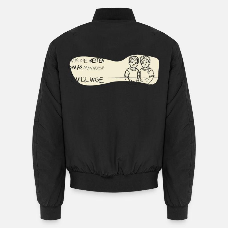 zwillinge oma geschenk bub twin boys beste oma Unisex Bomberjacke