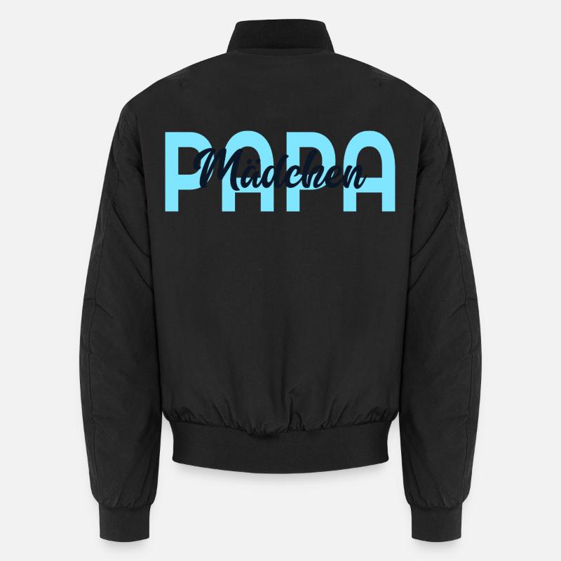 Vatertag Papa Mädchen Unisex Bomberjacke