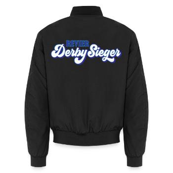 Farben änderbar | Revier Derbysieger - Unisex Bomberjacke - Schwarz - Hinten - AI Model Male 185 light (185cm)