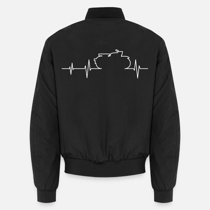 Simson Sparrowhawk Hawk ECG - Unisex Bomber Jacket - black