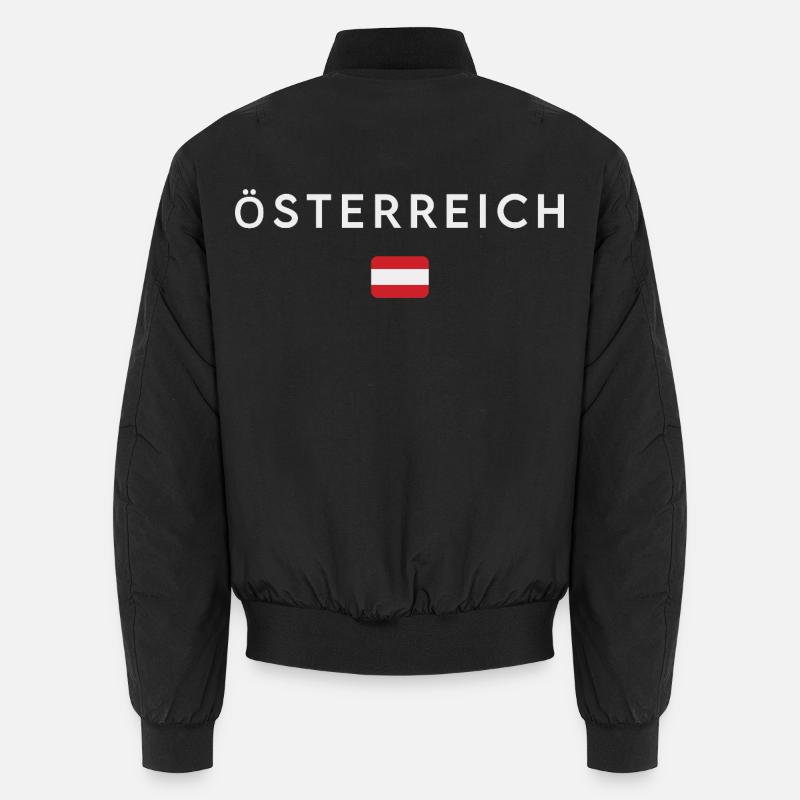 Flag of Austria, Austrian pride Unisex Bomber Jacket