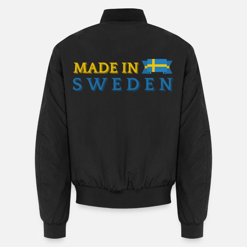 Made in Sweden, Swedish pride Unisex Bomber Jacket