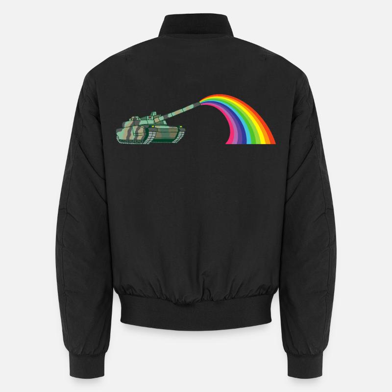 Peace chariot - Unisex Bomber Jacket - black