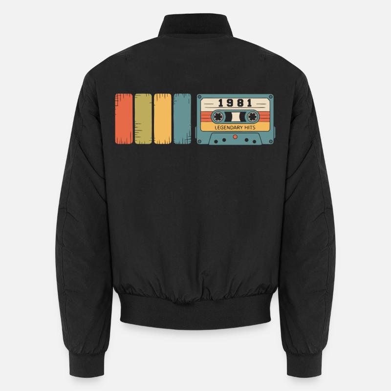 1981 Vintage Original 1981 Geburtstagsgeschenk Unisex Bomberjacke