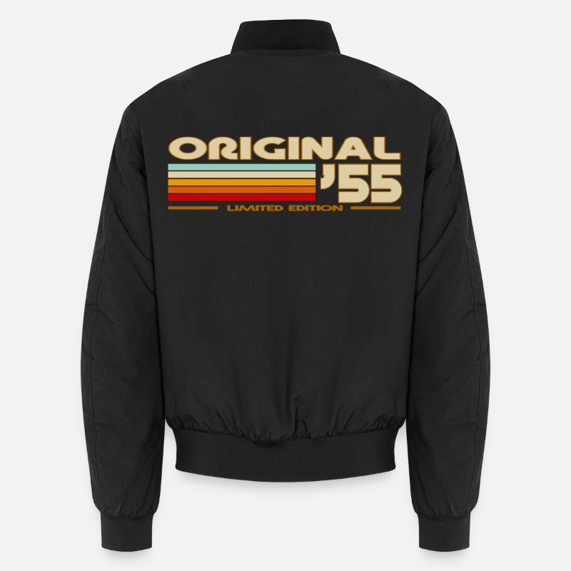 1955 - Unisex Bomberjacke - Schwarz