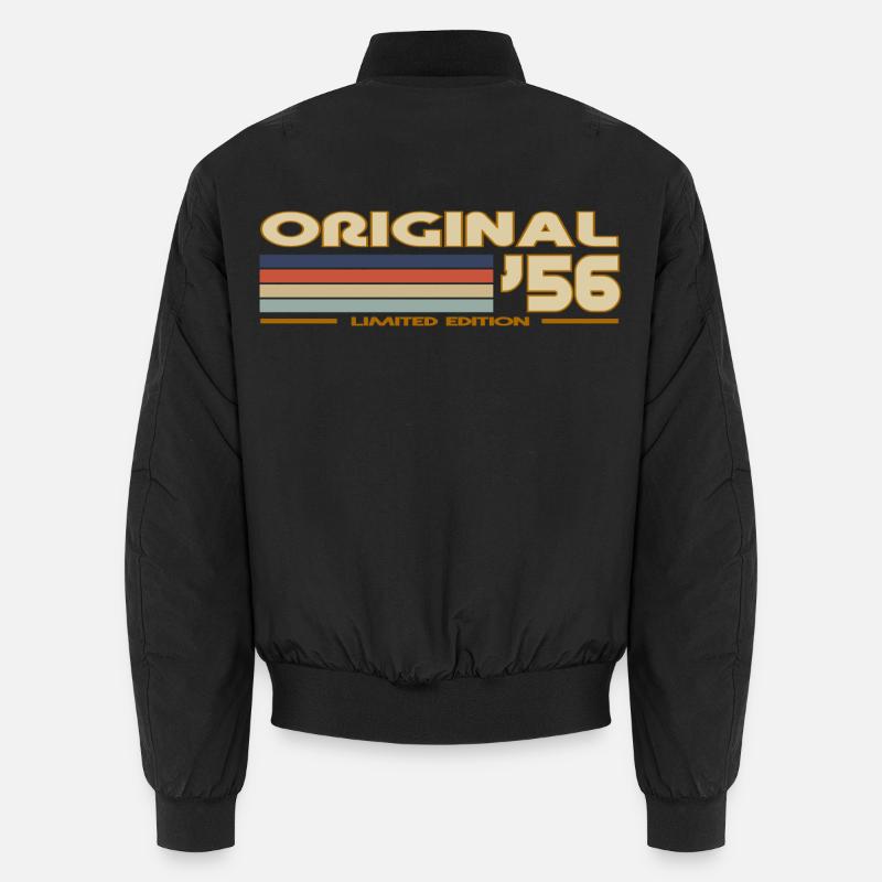 1956 - Unisex Bomber Jacket - black