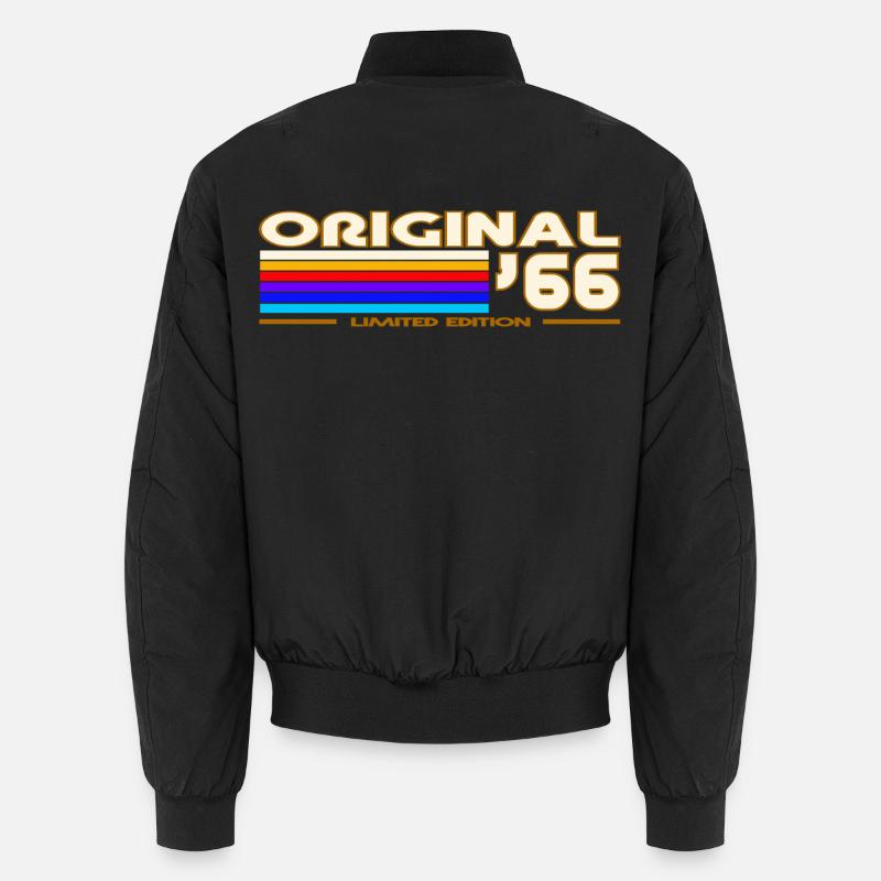 1966 - Unisex Bomber Jacket - black