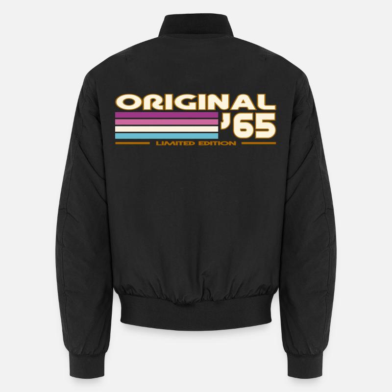 1965 - Unisex Bomber Jacket - black