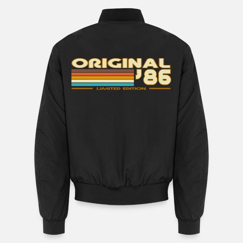 Original 86 Arc en ciel rétro Bomber unisexe