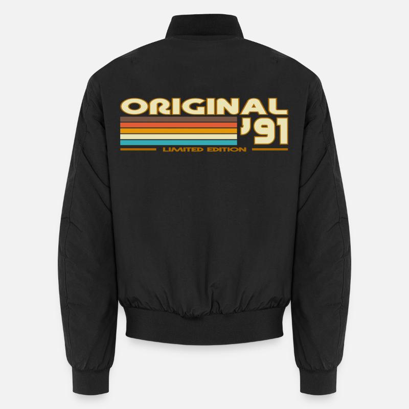 Original 91 Retro Stripes Unisex Bomber Jacket