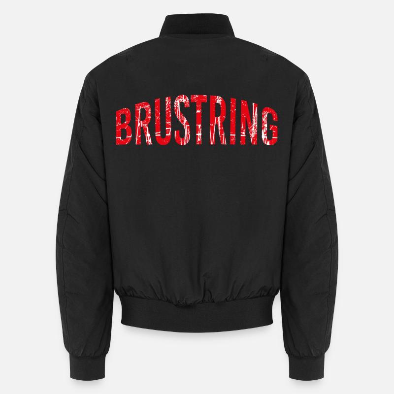 Stuttgart Brustring - Unisex Bomberjacke - Schwarz